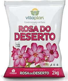 Substrato Solo Organico Terra Rosa Do Deserto 2kg Especialmente Desenvolvida Com Nutriente