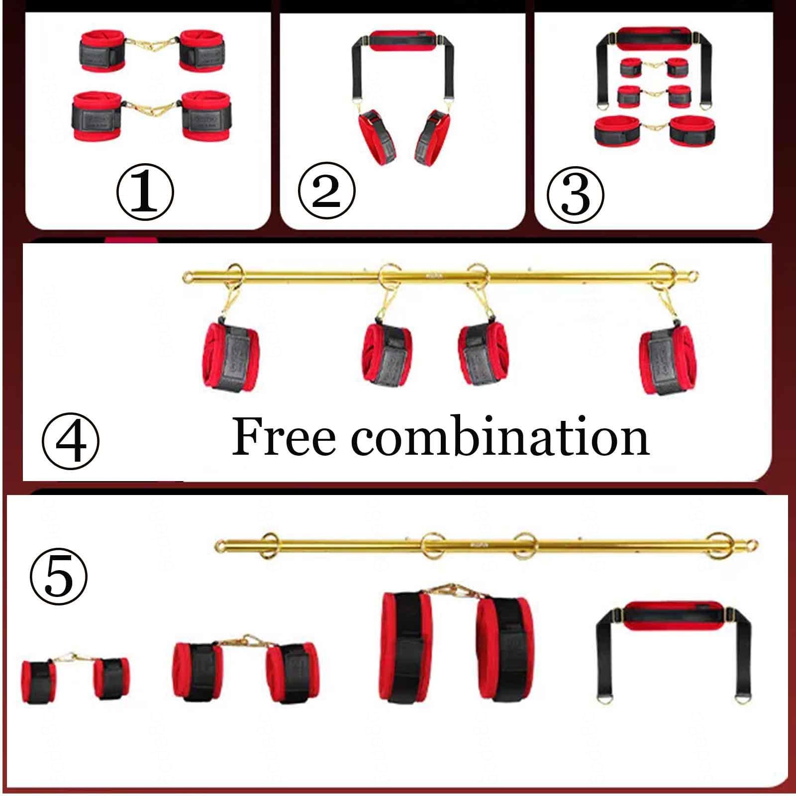 Bdsms Set Couple Barre Sm Bondage Accessoire Bdsm,B