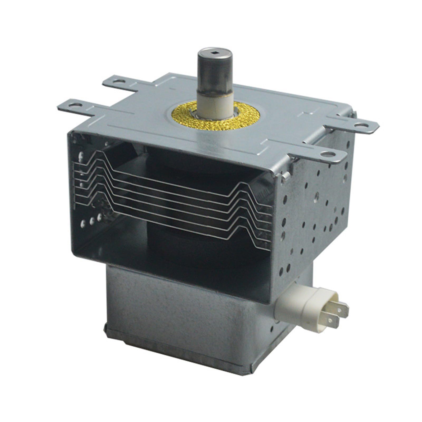 Elnwnnkc Microwave Heating Tube Microwave Magnetron Replacement Part Metal Magnetron Metal Texture for