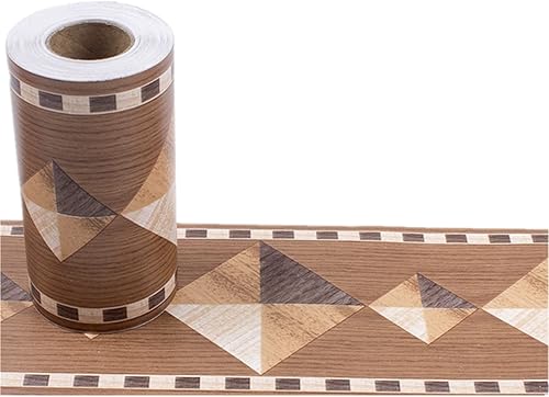 Emoyi Borde de pared marrón extraíble, vinilo para despegar y pegar, para cocina, baño, azulejos de decoración de losetas en muro, 32.8 ft, gris,