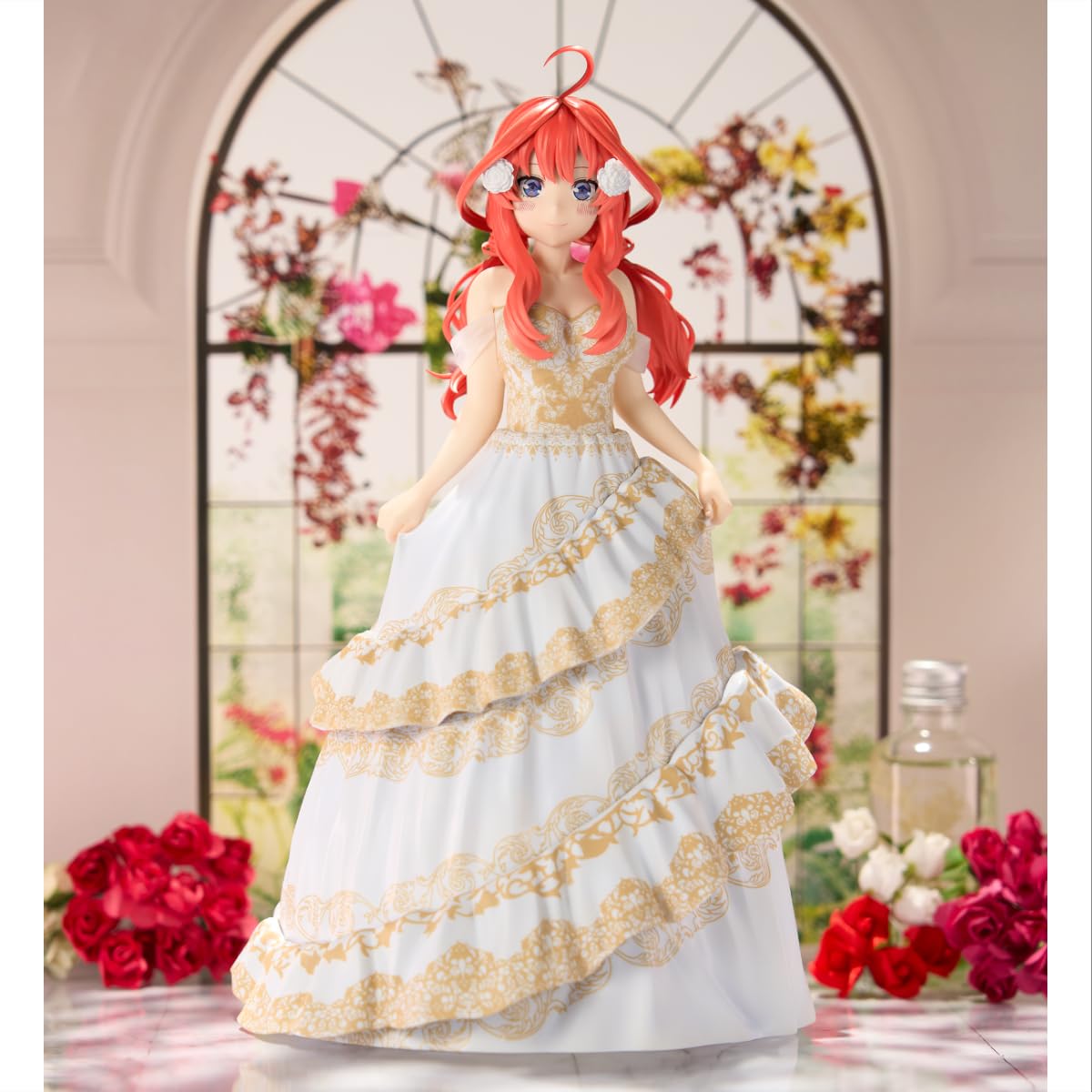 Banpresto Itsuki Nakano The Quintessential Quintuplets Figurka - Animation Original Art Exhibition Ver. 23cm - BP29872P wielokolorowa - Figurka kolekcjonerska - idealna dla fanów anime
