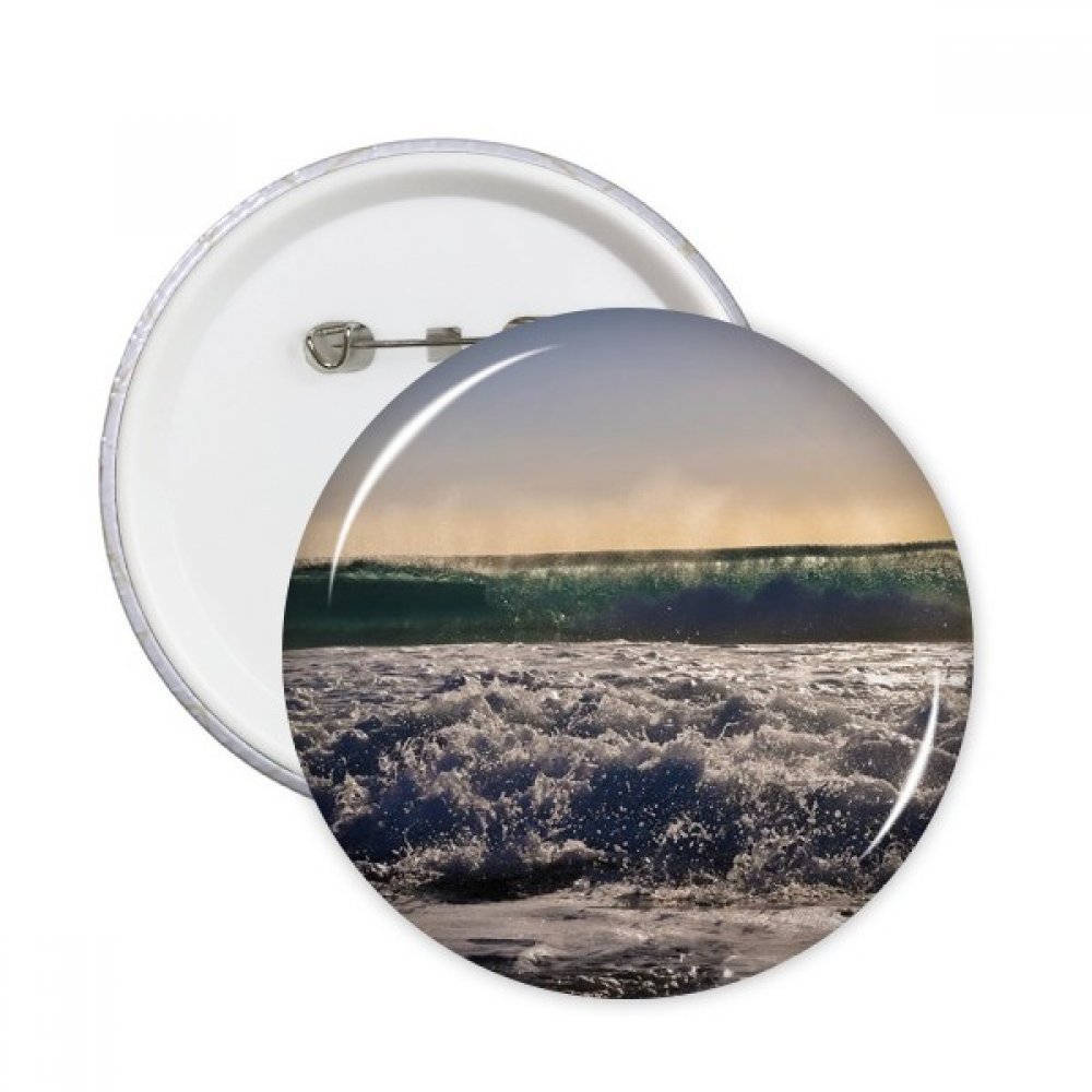 Badge bouton sciences soleil océan décoration vêtements 5pcs