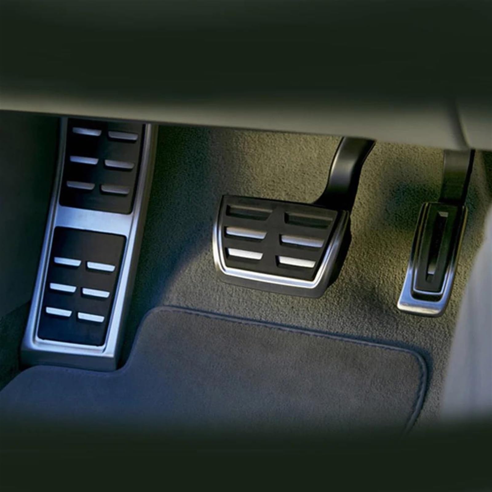 Copri Pedali Auto Per Per A6 C6 C7 C8 2004-2022 Pedali Auto Copertura Acceleratore Carburante Freno Restfoot Parti Copertura Pedale Antiscivolo Acciaio Inossidabile Pedali Di Acceleratore Freno(4 pcs)