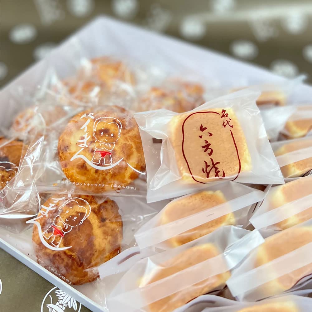Amazon | 御菓子処 大次郎：「六方焼 10個・パイまん 10個入」 -C 