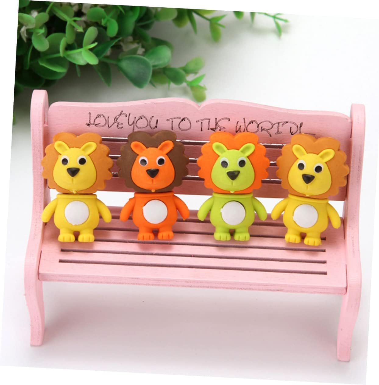 AK Store (Pack of 4) 3D Cute Lion Cartoon Animal Shape Rubber Pencil Erasers, School Stationery for Kids, Boys Girls, Birthday Return Gifts (B0CGZSN3Y8) Amazon Price History, Amazon Price Tracker