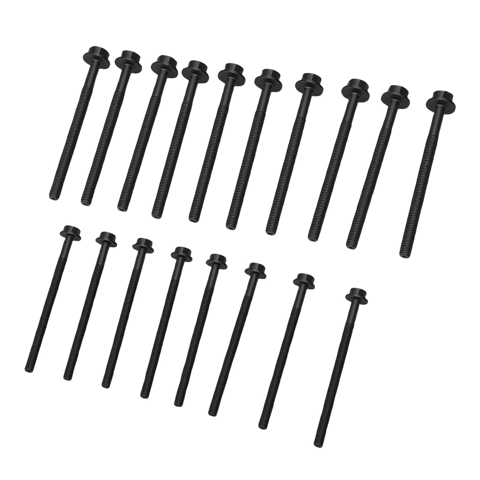 Kit bulloni testata ad alta resistenza Soluzione di fissaggio durevole per Transit MK7 MK8 Custom 2.2 FWD RWD 2006 2014 Set 18 pezzi