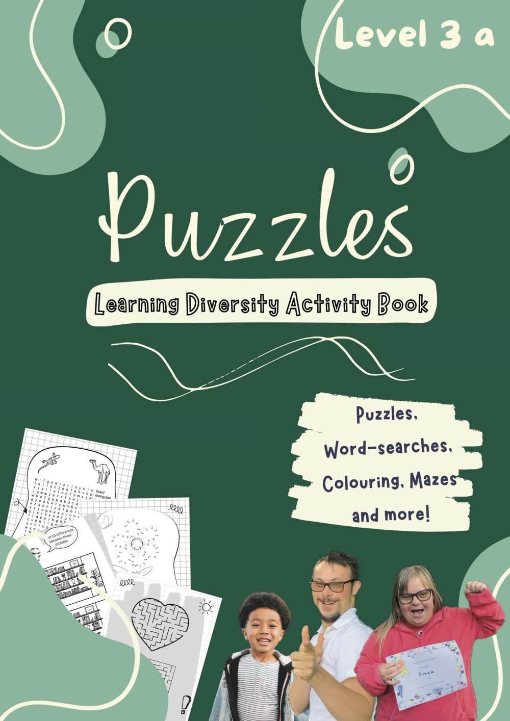 Puzzles Level 3a - LD Activity Book: Word-searches, mazes, dot-to-dots, spot the difference and more.