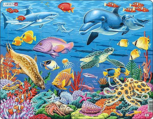 Larsen Puzzles Coral Reef 35 Piece Children's Jigsaw Puzzle
