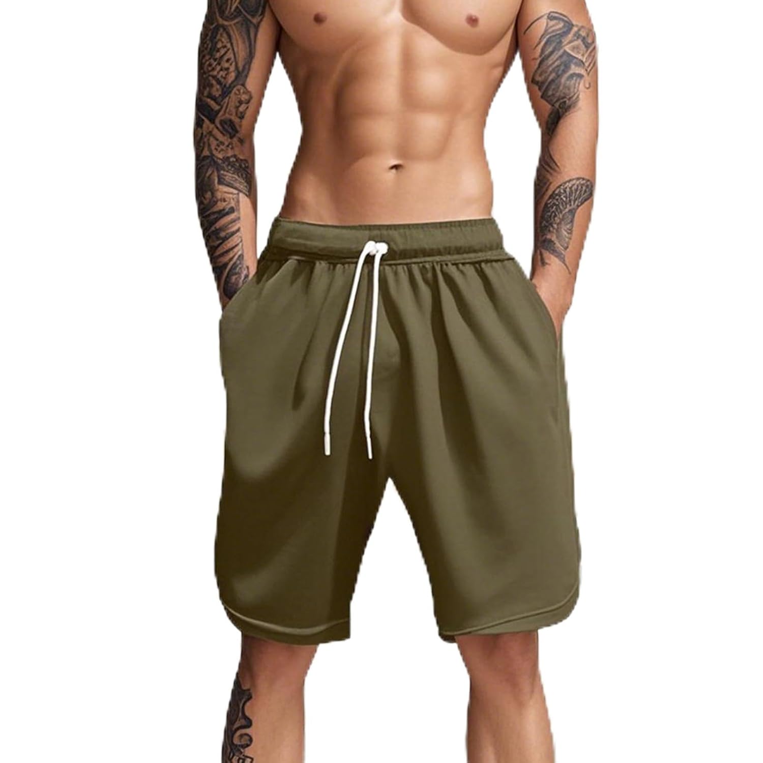 Short masculino de malha para academia atlética para treino esportivo de secagem rápida leve