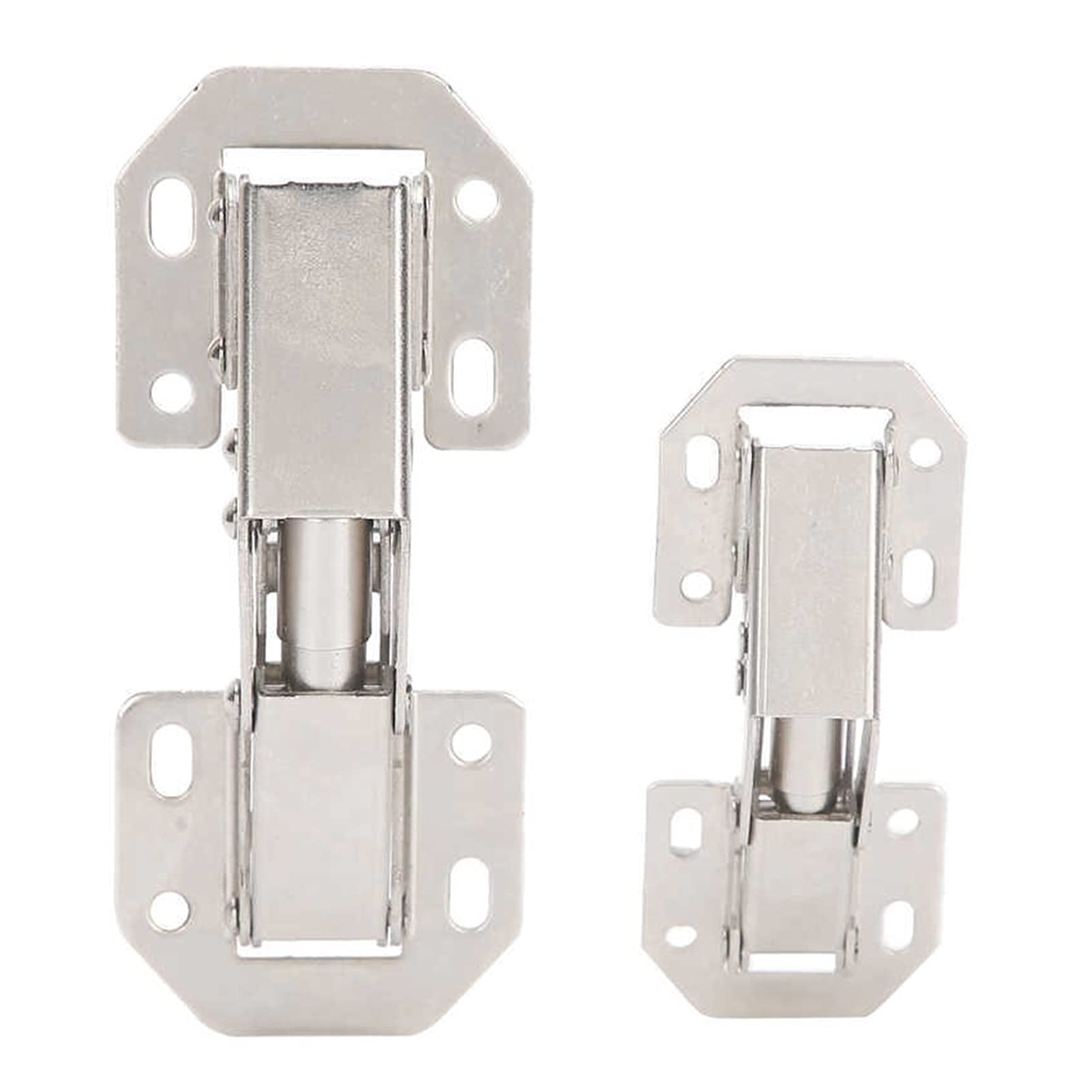 Hinge, 10Pcs Cabinet No-Drilling Hole Bridge Shaped Cupboard Door Soft Close Damper Buffer(3 Inch)