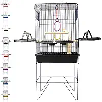 Utility Pet & Lar, Gaiola Calopsitas Viveiro Periquito Pássaro Papagaio Cor:Preto/Preto