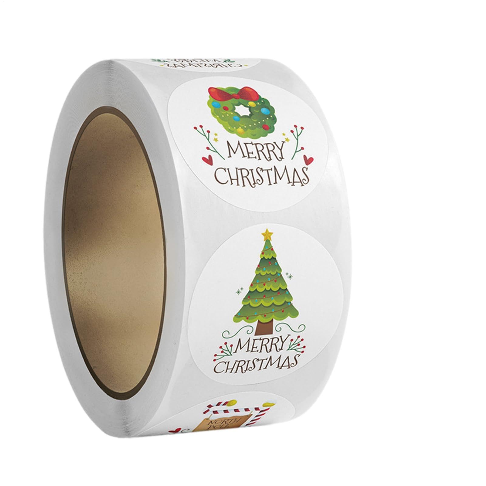 Rotolo Di Adesivi Natalizi Per Bambini Assortimento Di Decorazioni Festive