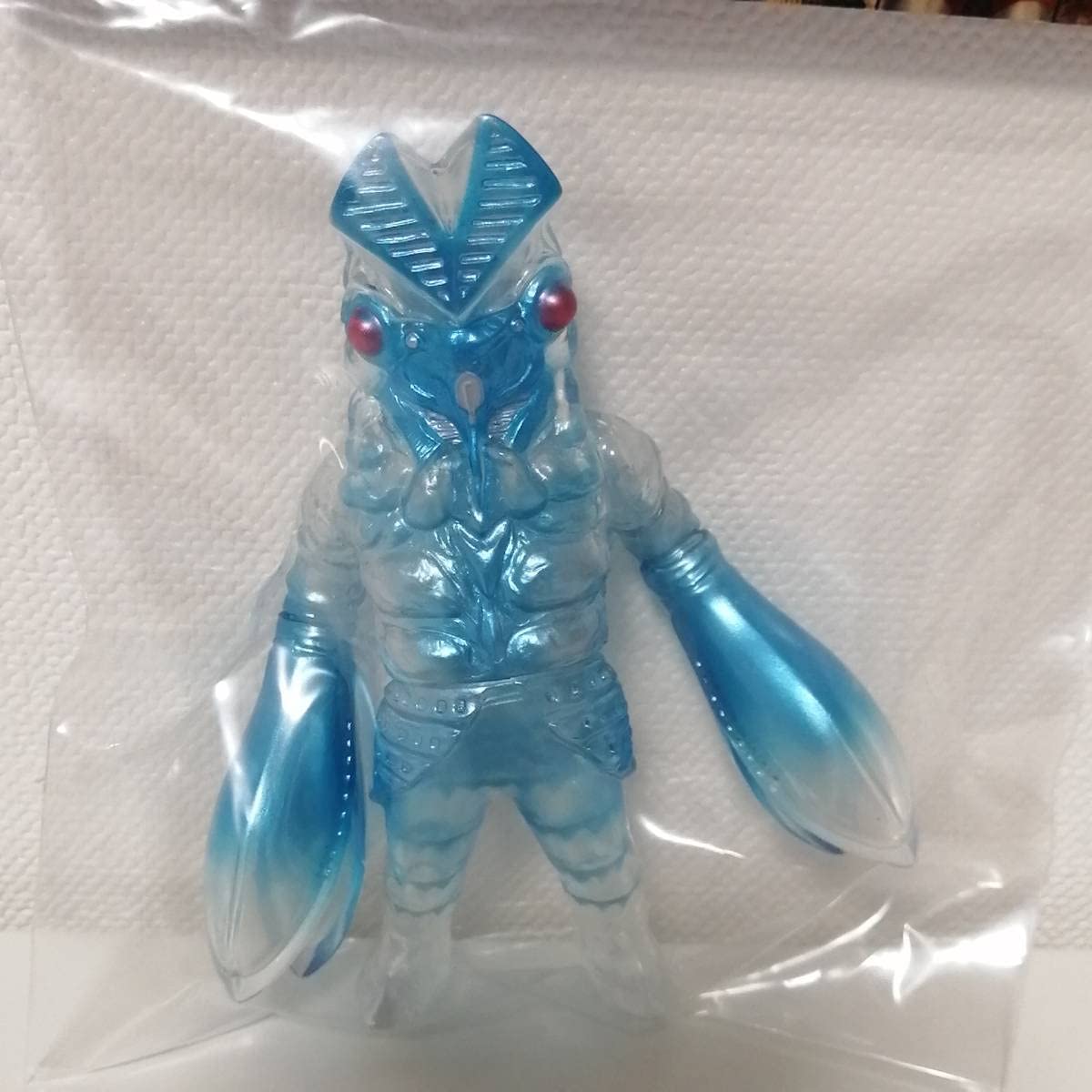 Amazon.co.jp: MAXTOY マックストイ ソフビ バルタン星人 クリアブルー