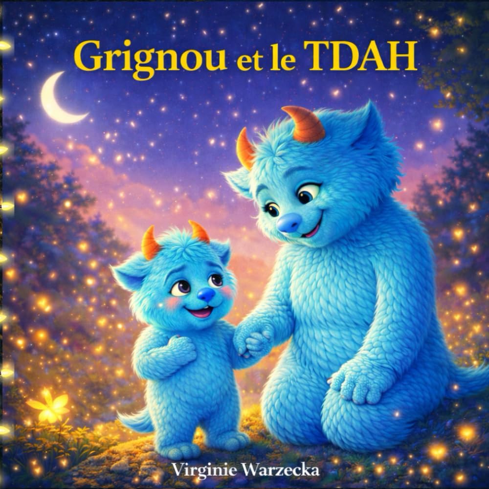 Grignou et le TDAH: Une histoire douce pour aider les enfants TDAH à comprendre leurs émotions et leur différence (Les aventures de Grignou)