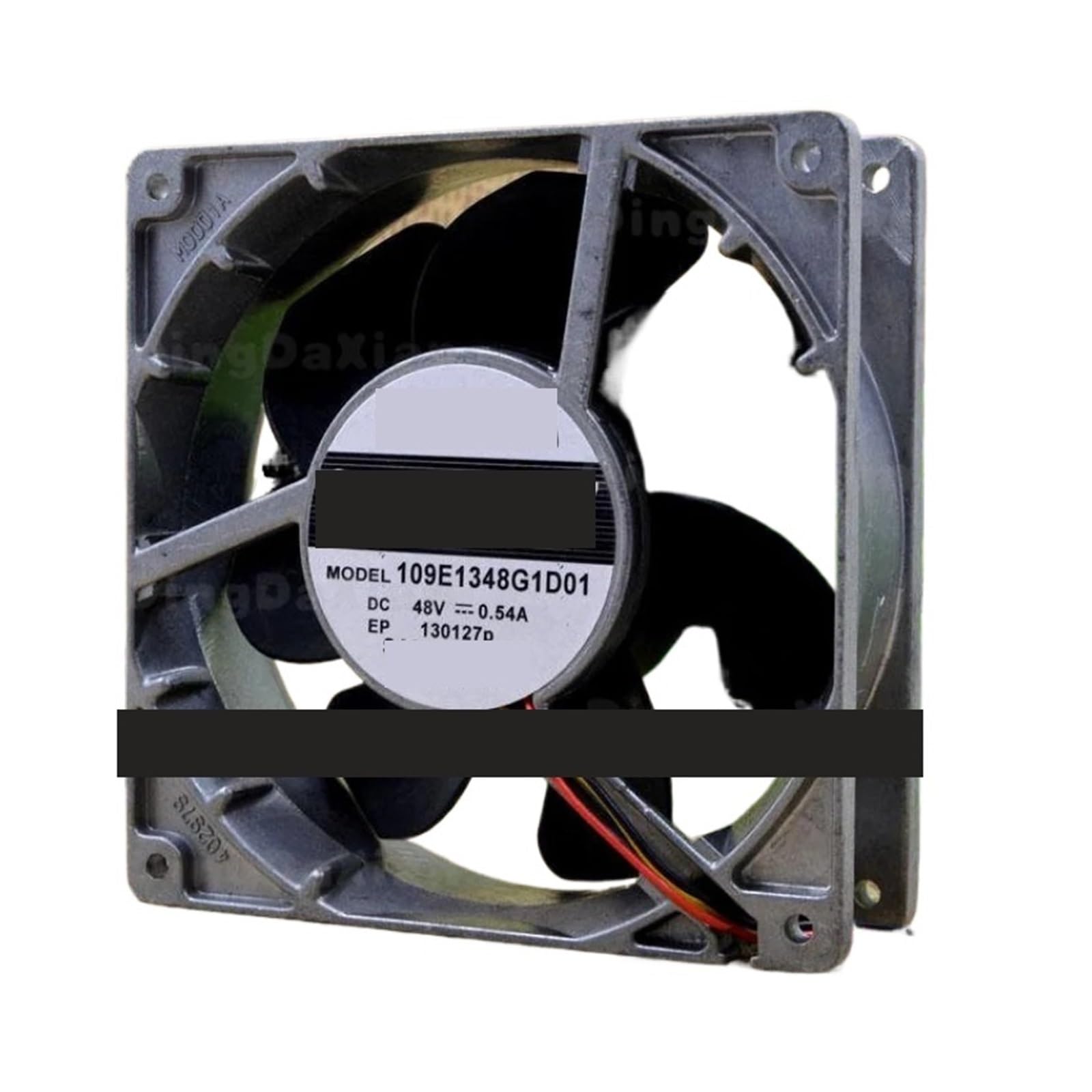 Ventilateur de refroidissement 48V 0,54A 13 cm 109E1348G1D03 3 fils pour industrie