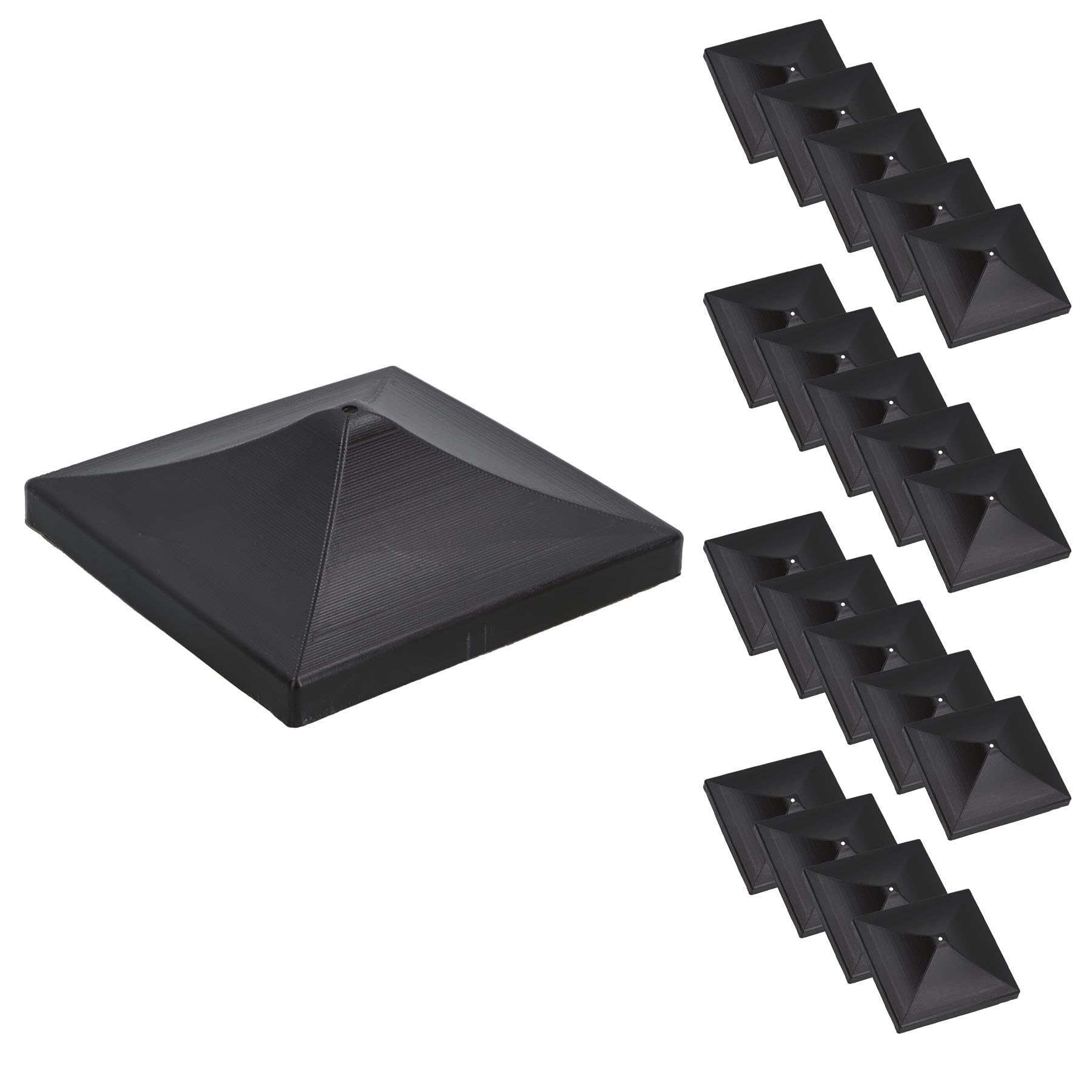 Plastic Fence Post Caps for Fence Posts 75mm x 75mm Protector Cover 20pc