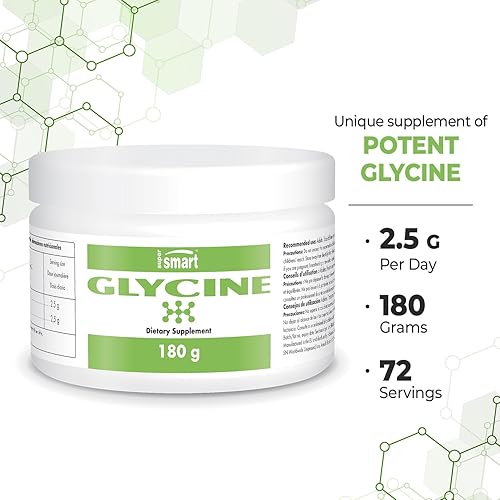 Miniatura 5 de Supersmart - Glicina - Calidad pura y de primera calidad - Promueve el sistema muscular saludable y los niveles de colágeno - Estimula el sistema