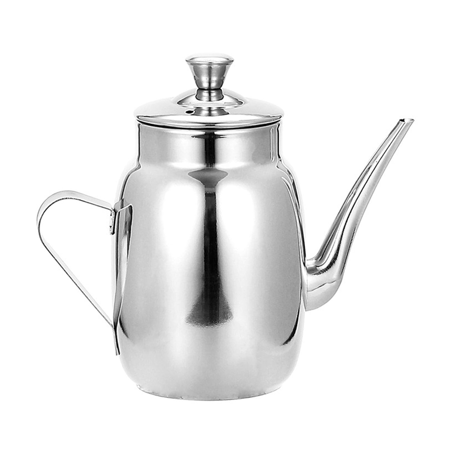 Jelquix Stainless Steel Oil Can Leakproof Durable Dispenser for Home Kitchen Use 260-350g (420ml)