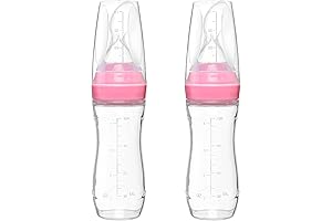 Premium Silicone 4oz Baby Food Dispensing Spoon (2-Pack) for Infants 4+ Months