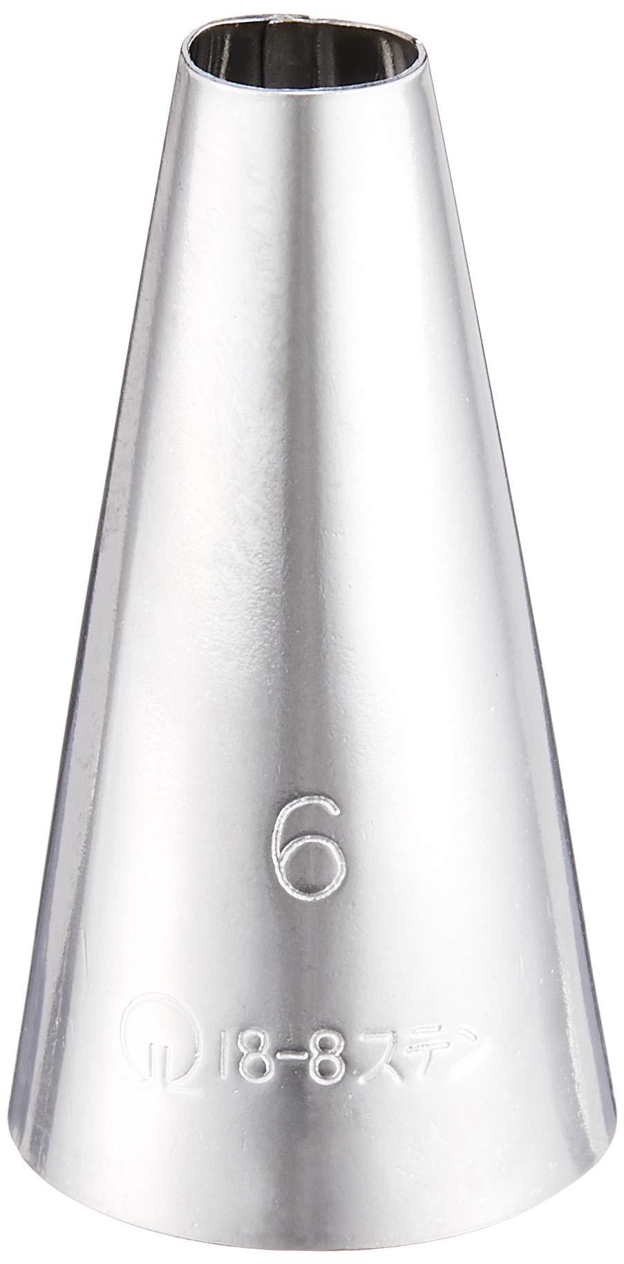 Endo Shoji WKT32006 No.6 Commercial Use, Round, 18-8 Stainless Steel, Made in Japan