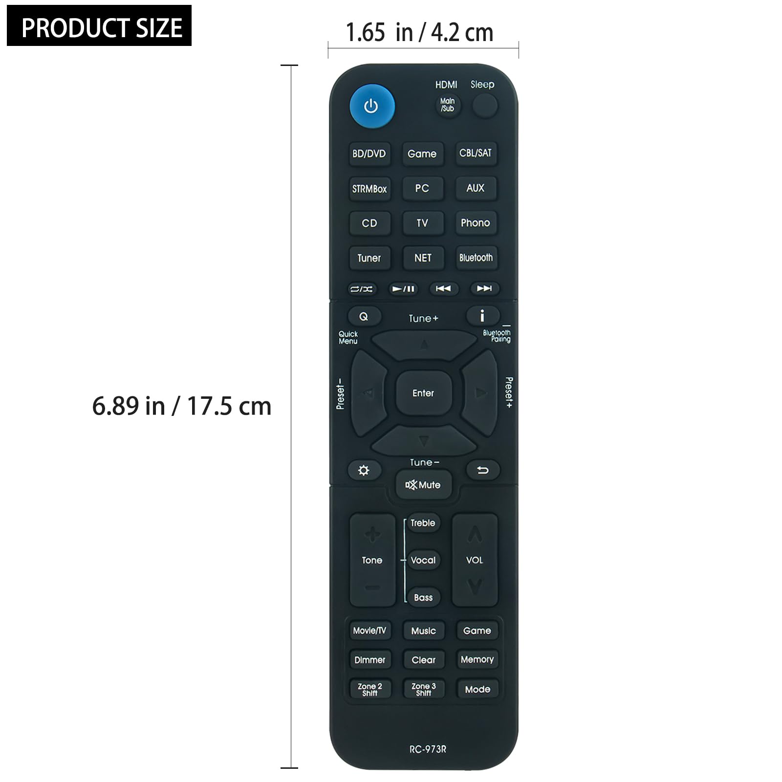 Amazon.com: RC-973R RC973R Replacement Remote fit for Integra