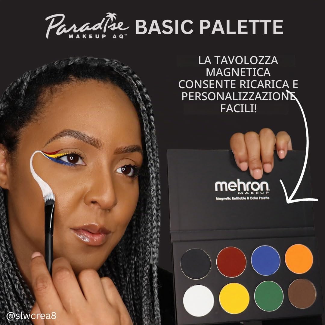 Mehron Paradise Makeup AQ 8 Colour Palette