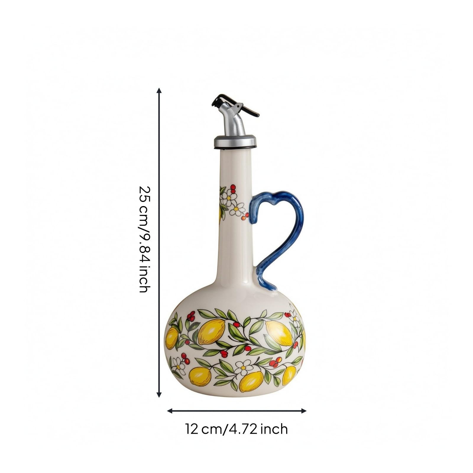 Contenitore per Olio con Beccuccio, style to 1 | Moderno, Igienico, Contenitore con Beccuccio Antigoccia, per Cucina, Tavola