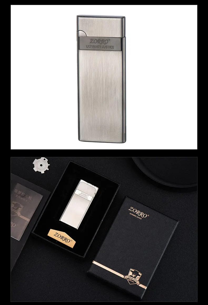 Amazon.com: ZORRO 636 Windproof Metal Lighter – Ultra-Thin