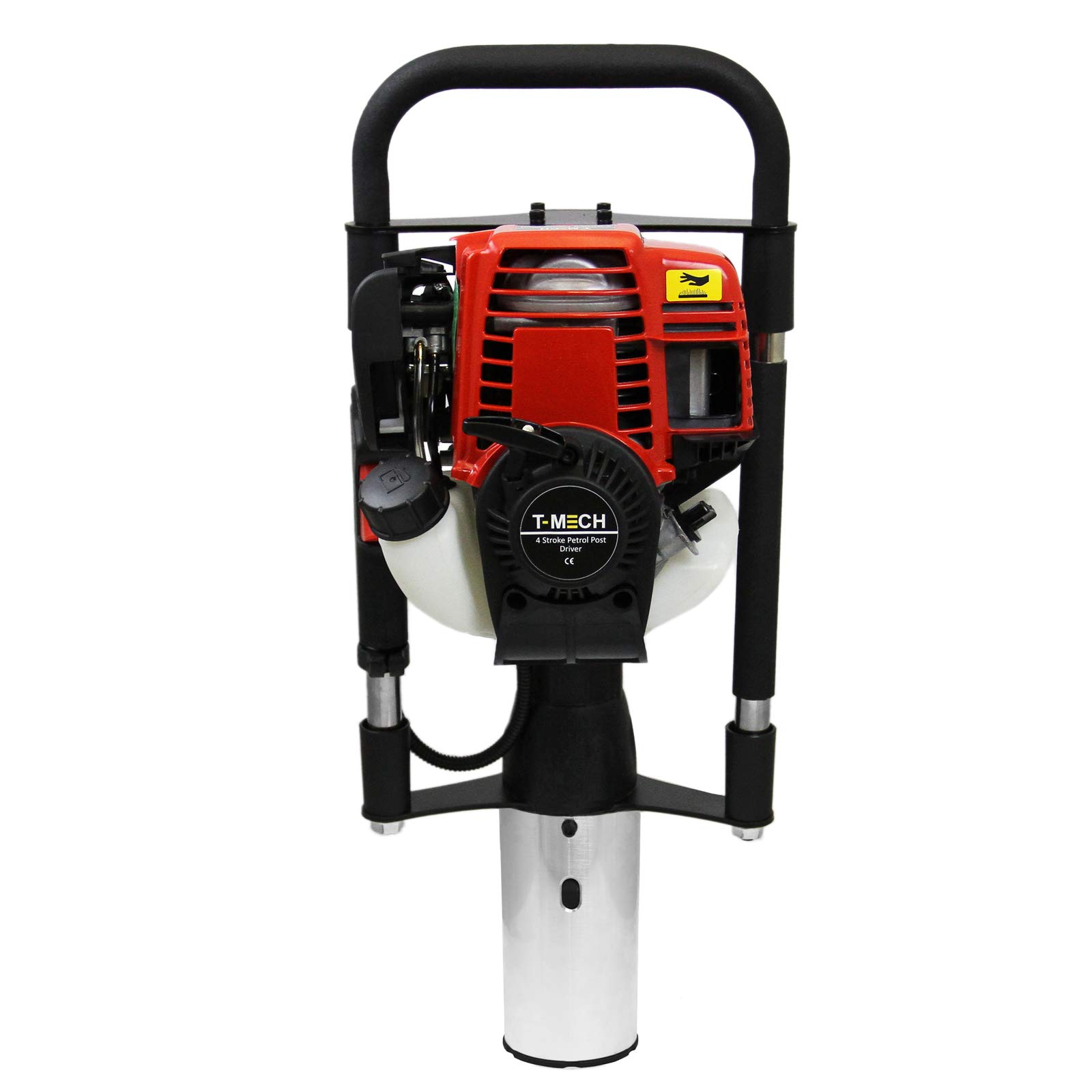 T-Mech 4 Takt Benzin Motor Pfahlramme Pfostenramme Pfostentreiber Zaunbau 120mm Aufsatz