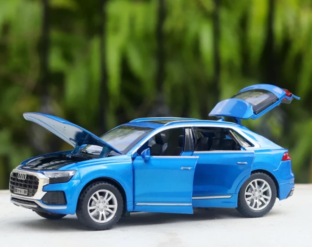 RUHANI 1:32 Scale Audi Pullback Car Model Metal Diecast Toy with Openable Doors, Sound and Light Toy Vehicle for Boys Children Car Toys (Blue) (B0DCW82RWY) Amazon Price History, Amazon Price Tracker