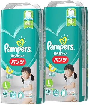 Amazon | 【パンツ Lサイズ】パンパース オムツさらさらケア (9~14kg