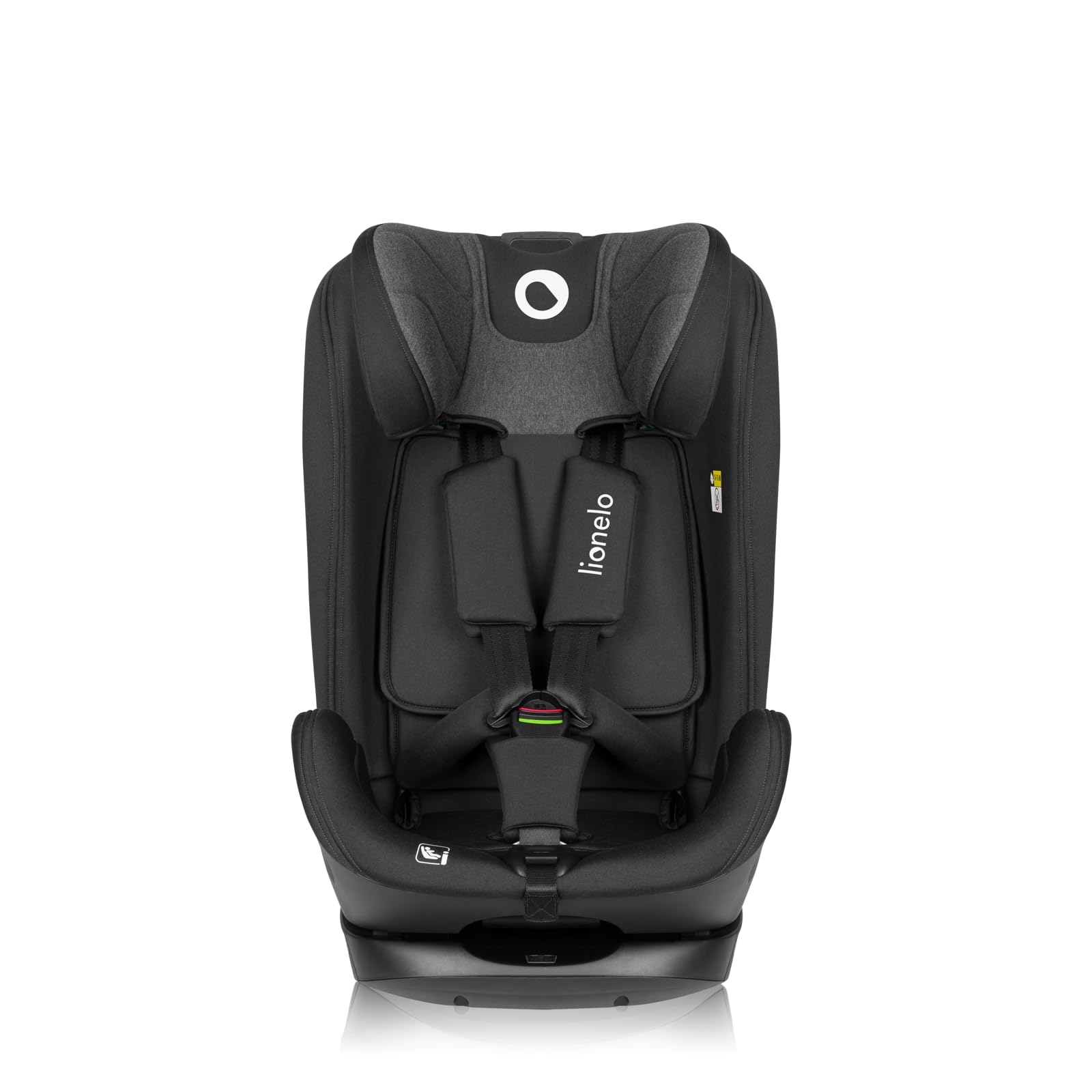 LIONELO HARPER I-SIZE Silla Coche para Niños de 76 a 150 cm, Grupo 1,2,3 Norma R129 i-Size, Montaje Hacia Delante ISOFIX y Cinturón TT, Reposacabezas y Respaldo Ajustables Reductor | Grupo 1,2,3 Norma R129 i-Size, Montaje hacia Delante ISOFIX y Cinturón T