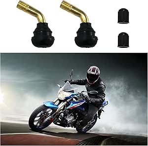 4 Steli Per Valvole Pneumatici Tubeless A 90 Gradi In Gomma E