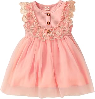 Roupas para meninas recém-nascidas, princesa, babados, renda, sem mangas, vestido de tule para meninas