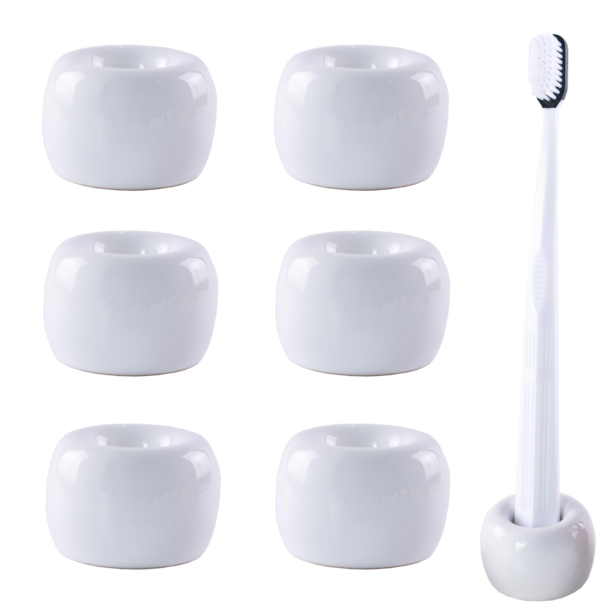 Porte-brosse à dents en céramique : fini l'eau stagnante sur le comptoir