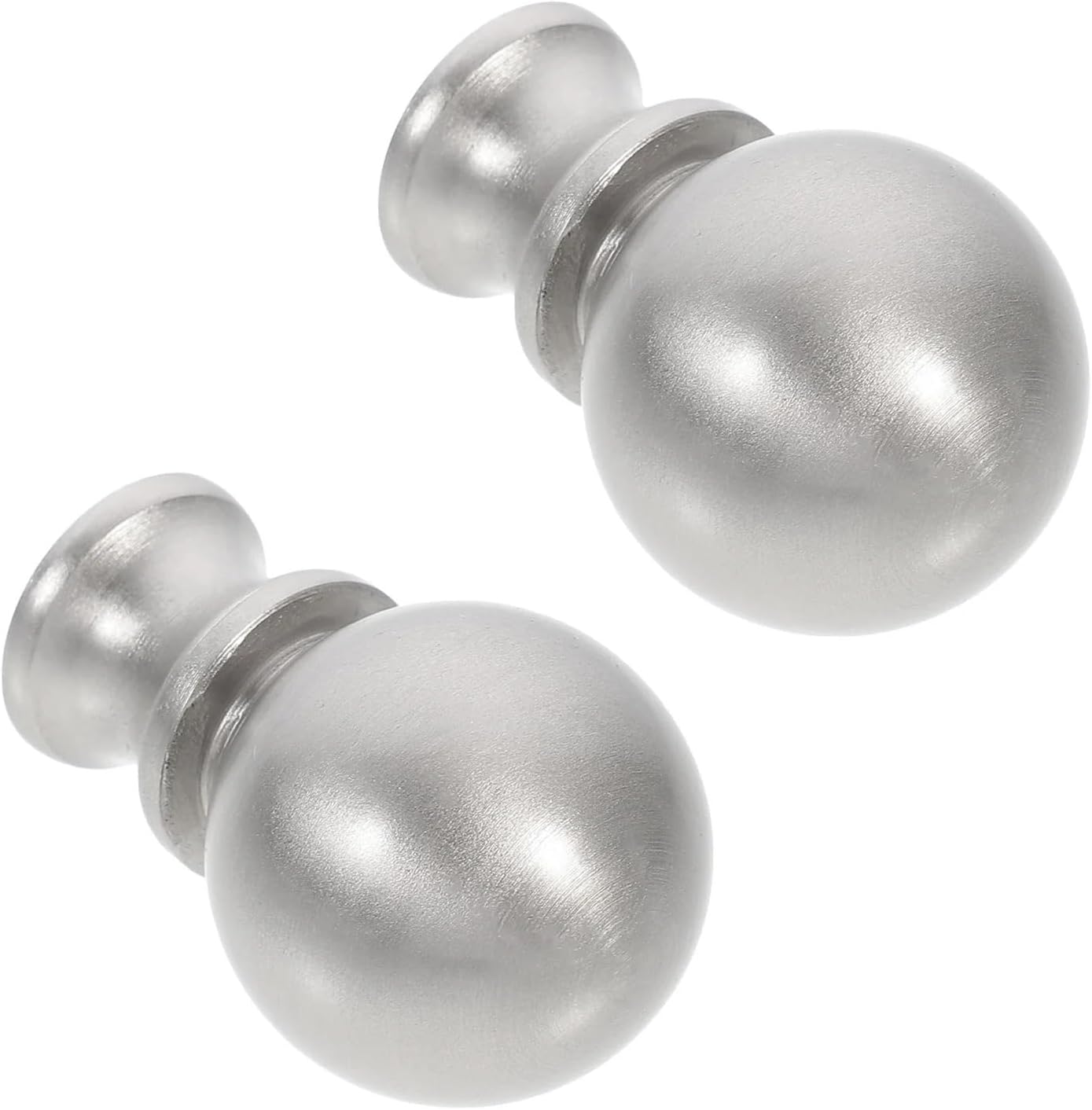 6pcs Silver Finial Decorative Lamp Knob Light Screw Caps Decoration