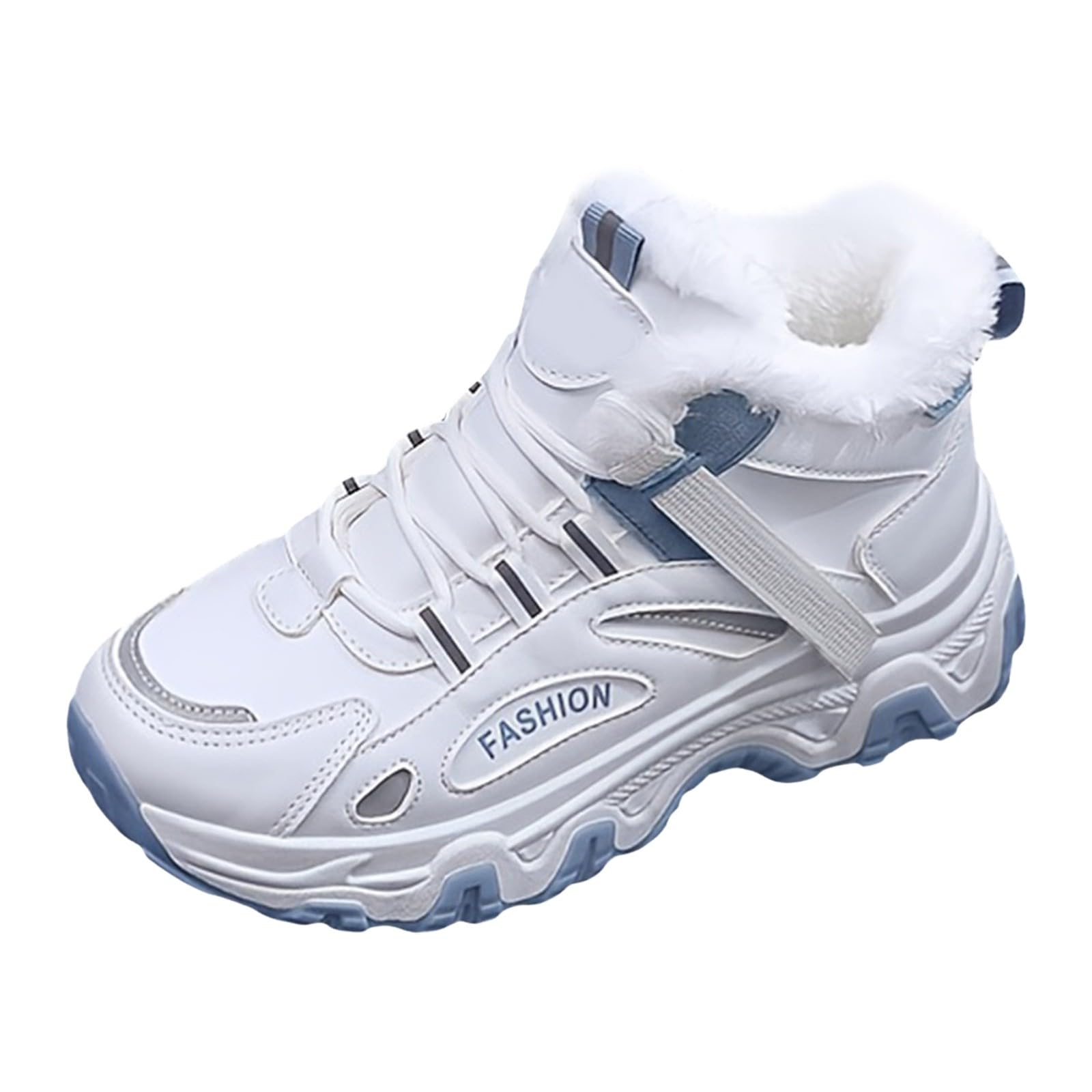 Zapatos de mujer para mujer, zapatos casuales blancos para mujer, color negro, todos los paneles, otoño e invierno, terciopelo plano, tenis altos