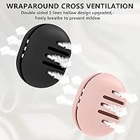 Vista 48 de 4 piezas de soporte para Beauty Blender Estuche de soporte para esponja de maquillaje de silicona transpirable de doble cara para viajes o uso