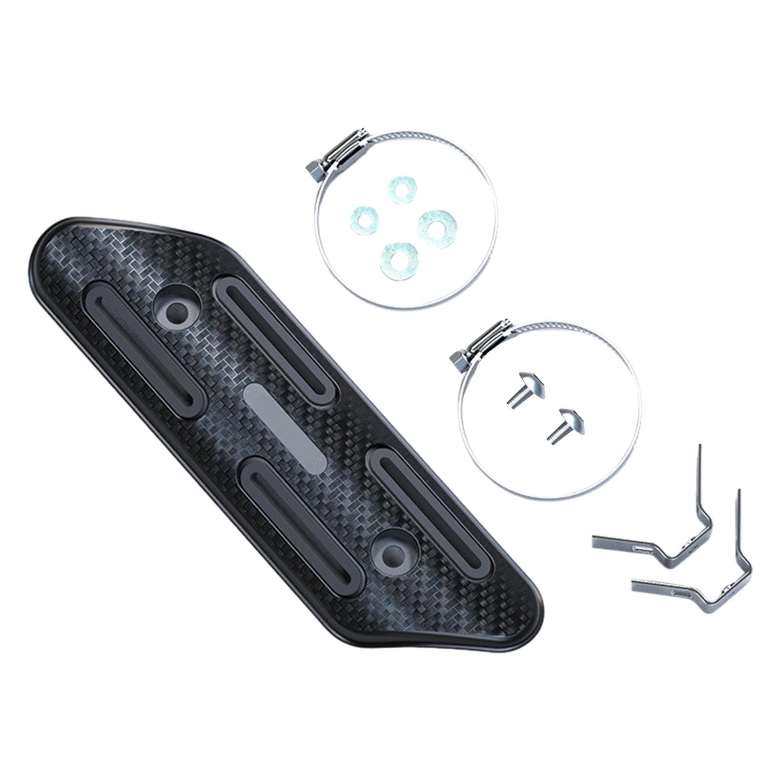 Exhaust Heat Shield Motorcycle Heat Guard Cover for Premium Spare Parts Black|Motors| Parts & Accessories | Motorcycle Parts | Body & Frame-image-12