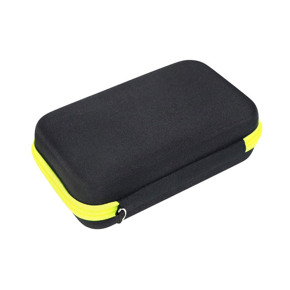 Hylotele przenośne twarde etui do przechowywania kwiatów, maszynka do golenia EVA elektryczna maszynka do golenia etui podróżne, torba do przechowywania One Blade QP2530/2520, Czarny i opalizujący