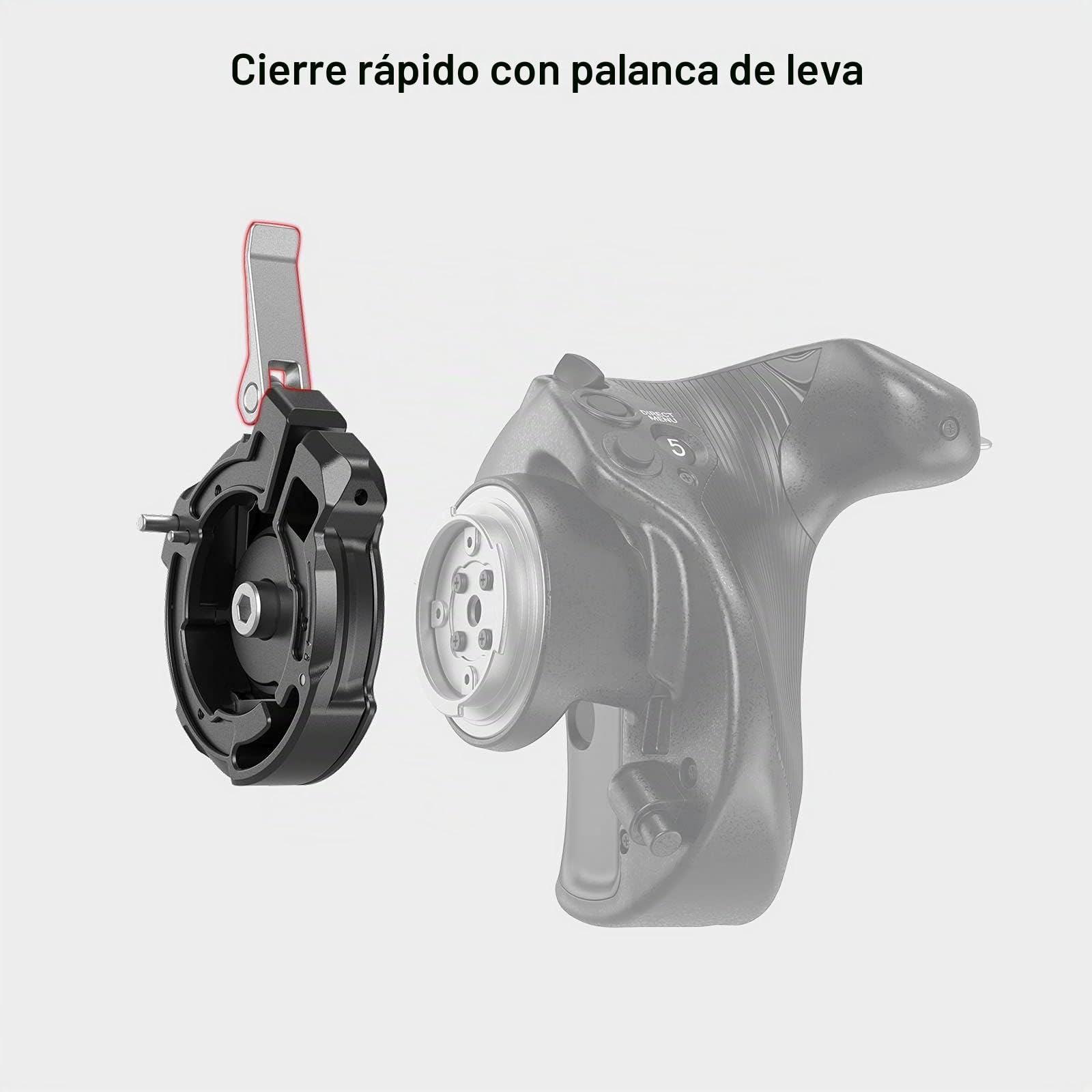 SMALLRIG Adaptador de Rosette de Empuñadura para Sony FX6 para Reposicionar la Empuñadura Original FX6-3403