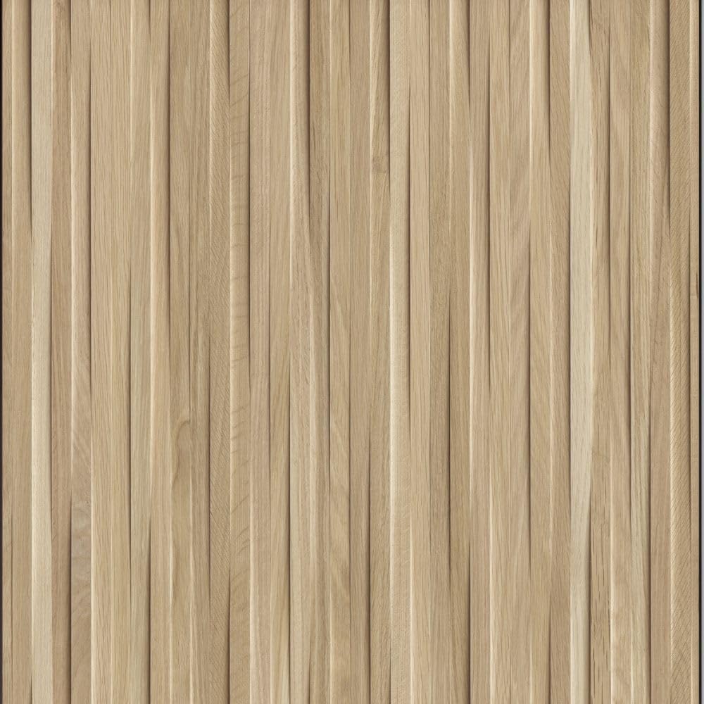 Mobelcenter, Mueble de Salón Ecco, Módulo TV, Módulo Superior y Estante, Color Blanco Artik y Natur, Medidas: Ancho: 180 cm x Fondo: 33 cm x Alto: 40 cm (1442)