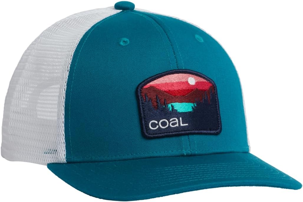 Coal Mens The Hauler Low Mesh Back Trucker Hat Adjustable Snapback Cap