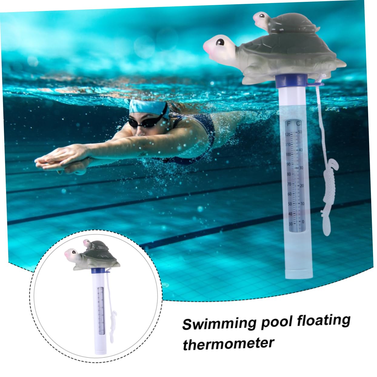 Toddmomy 3 Pezzi Termometro Galleggiante Vasca Da Bagno Per Misuratore Di Temperatura Dell'Acqua Misuratore Di Temperatura Per Vasca Idromassaggio Piscina Termometro