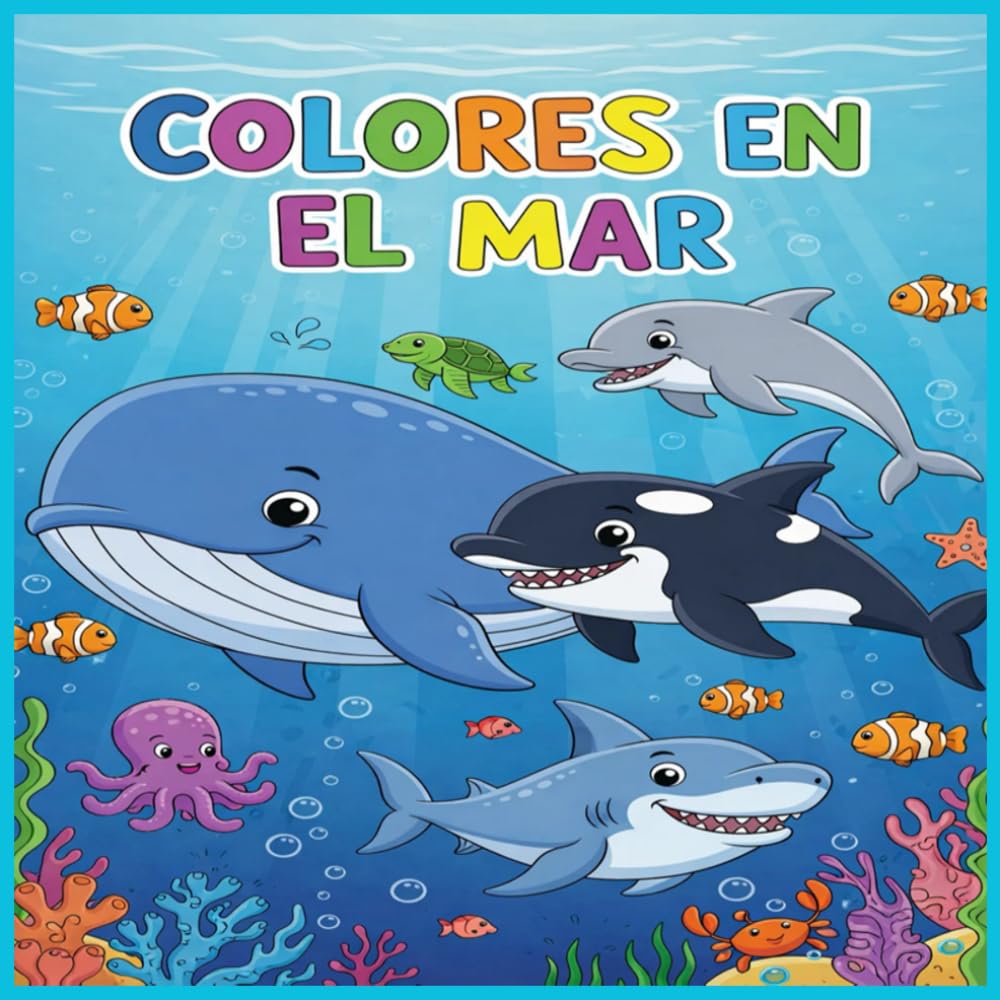 COLORES EN EL MAR: Sea Animals for Children's 3-6