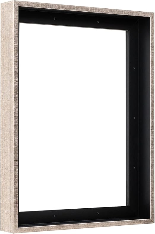 Pixy Canvas 10x15 Floater Frame for 1.5" Deep Canvas Paintings, Wood