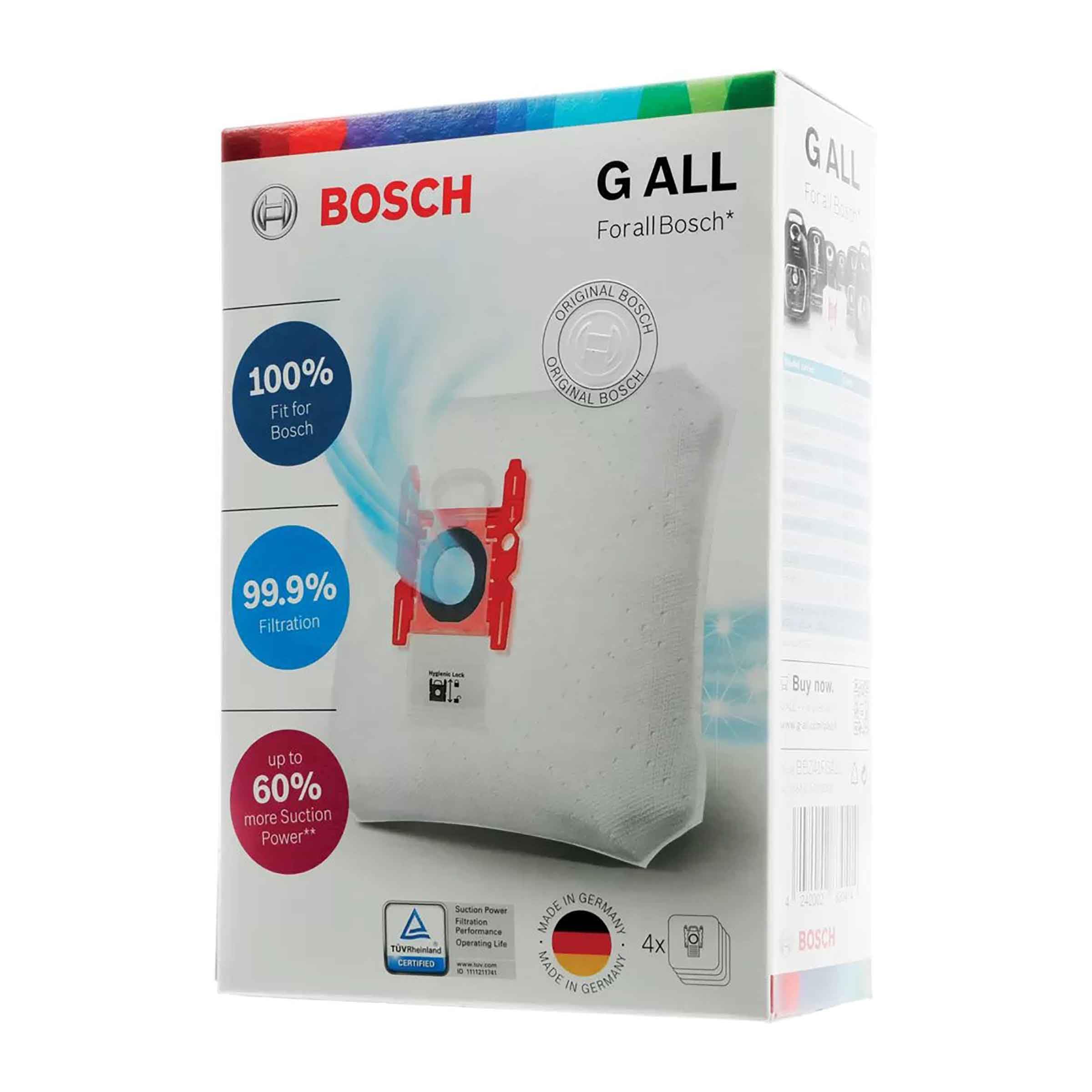 Bosch 17003048 BBZ41FGALL 4 worki do odkurzacza typu G