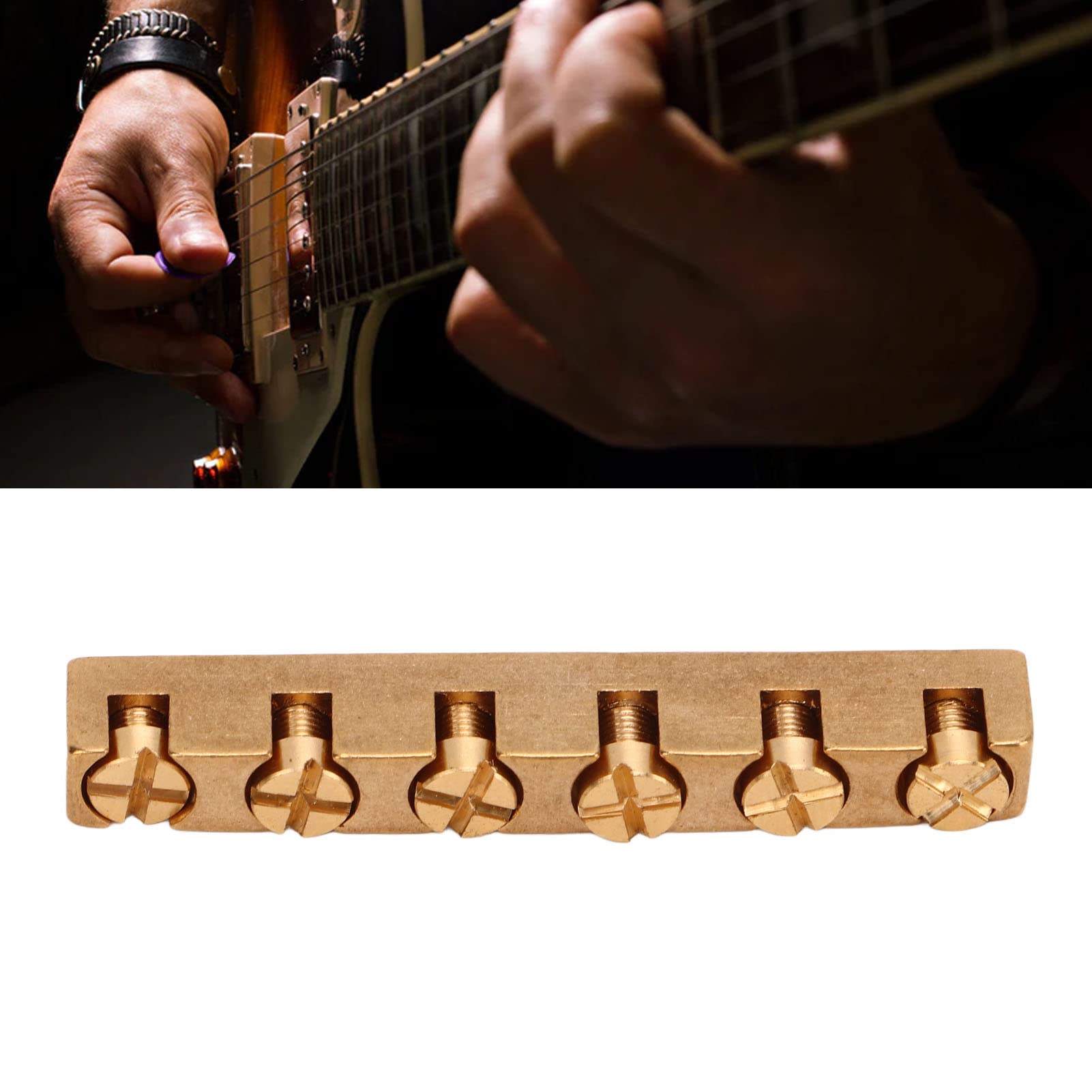 Dado Per Chitarra Elettrica In Ottone - 42 Mm, Altezza Regolabile, Per Modelli ST E TL - Foto 9