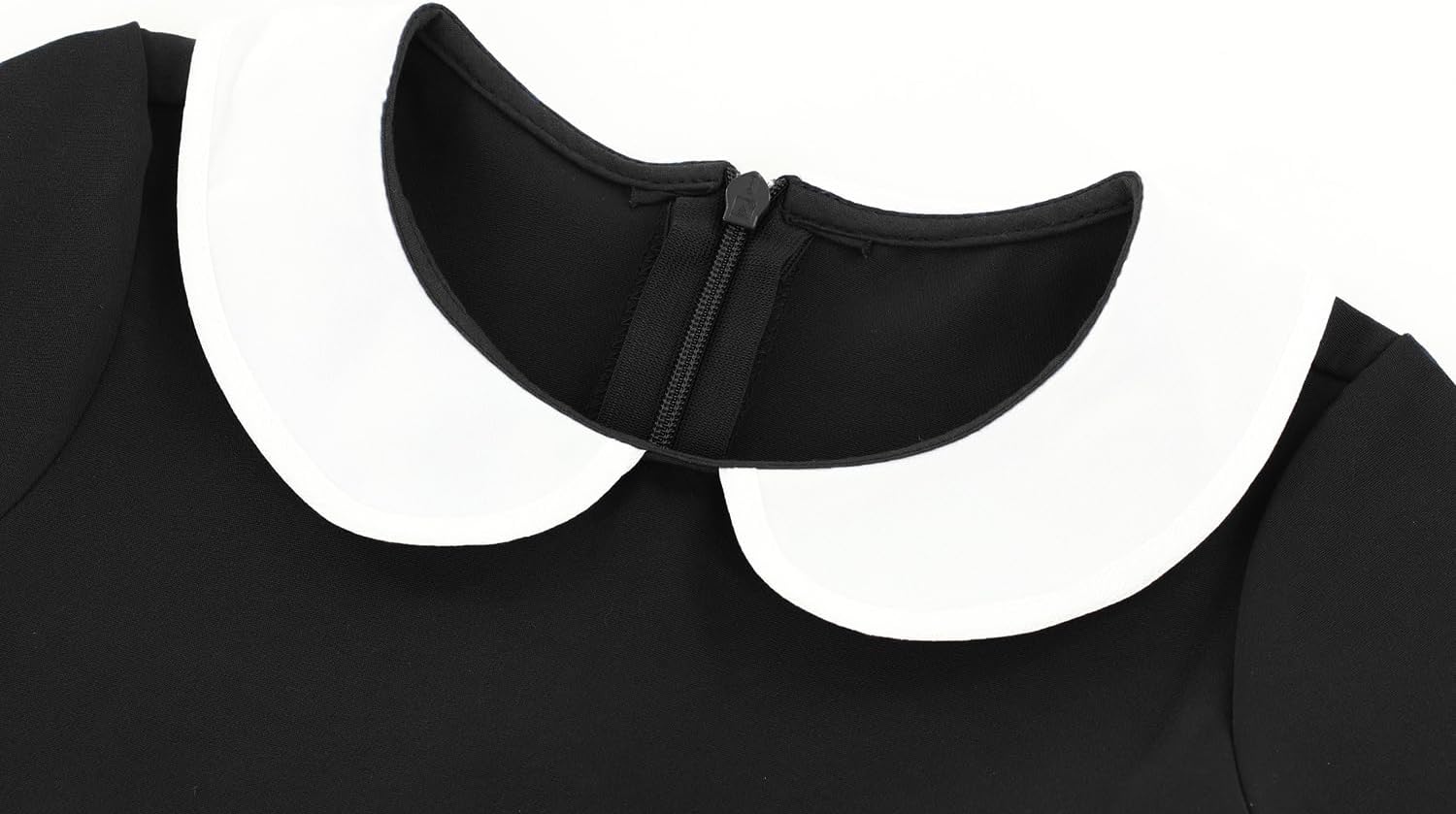 KISBINI Girls Short Sleeve Peter Pan Collar Dress Casual Vintage Flare Skater Dresses for Girls 2-12 Years - Image 6