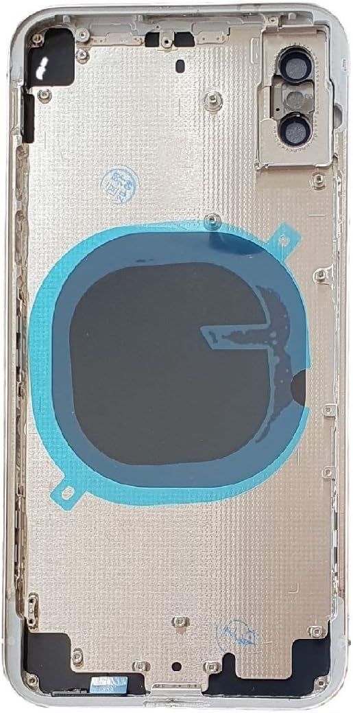 Smartex® Back cover Housing + Frame compatibile with iPhone X, Silver - Image 3